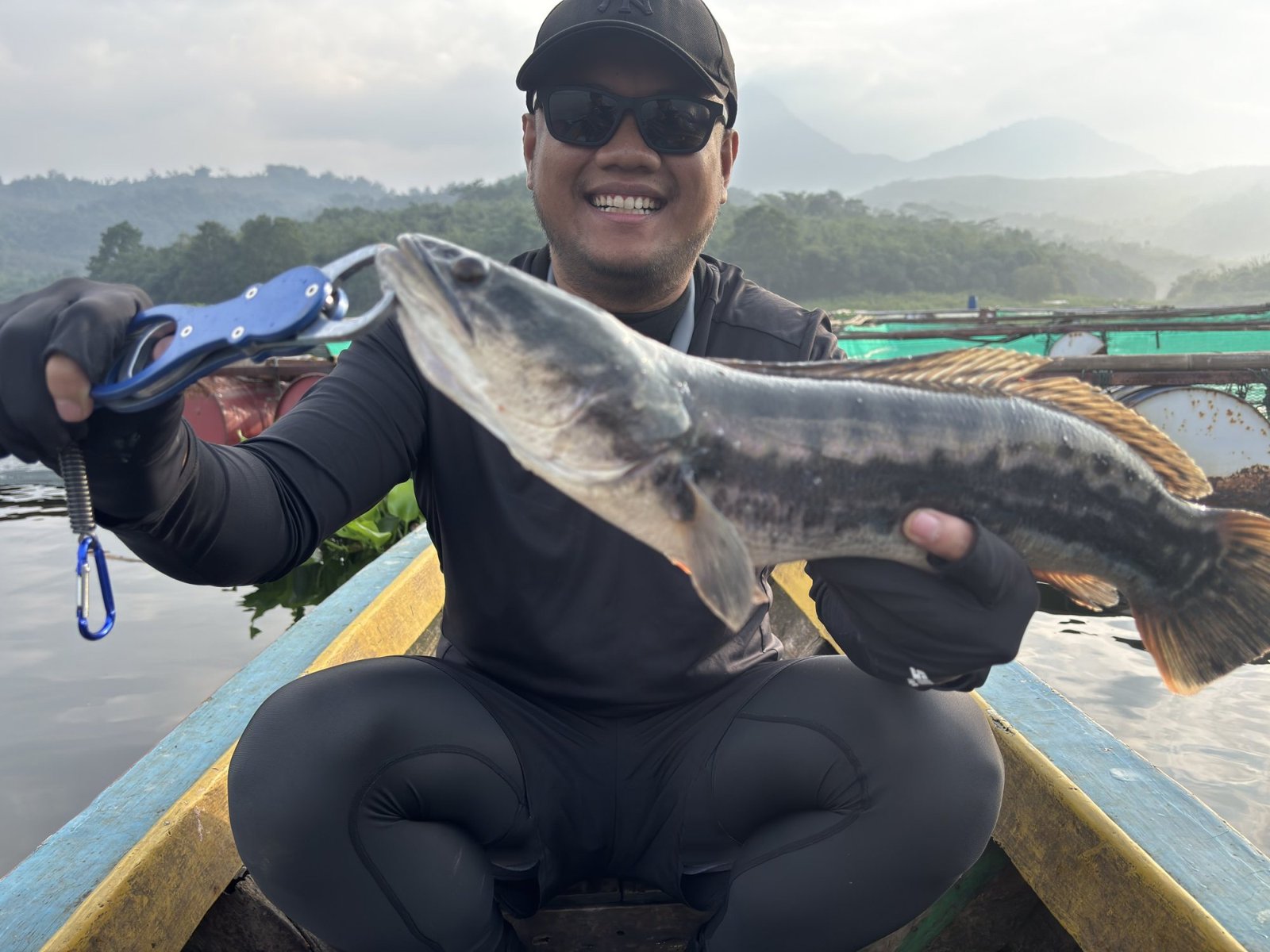 Toman hasil tangkapan di Waduk Jatiluhur
